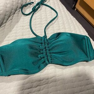 Emerald Green Halter Bikini Top